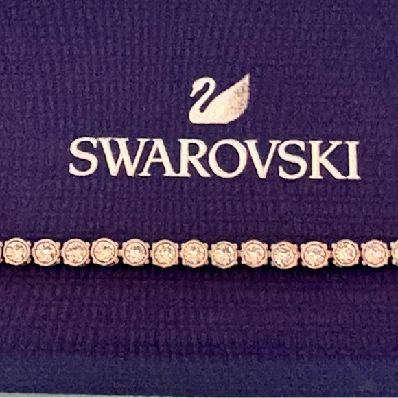 Swarovski Jewelry - NWT Authentic Stamped Swarovski Imber Emily White Crystals Tennis Bracelet